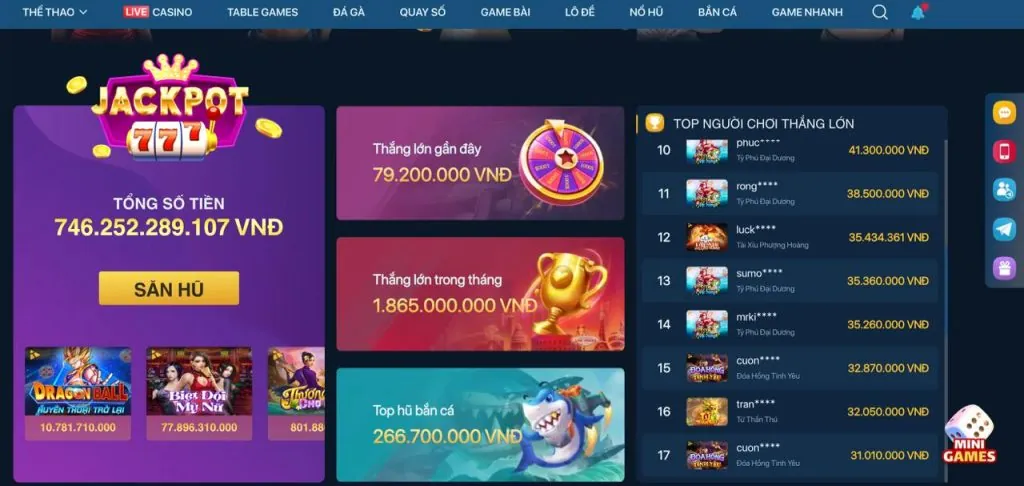 Sự kiện đặc biệt và giải đấu Nổ Hũ